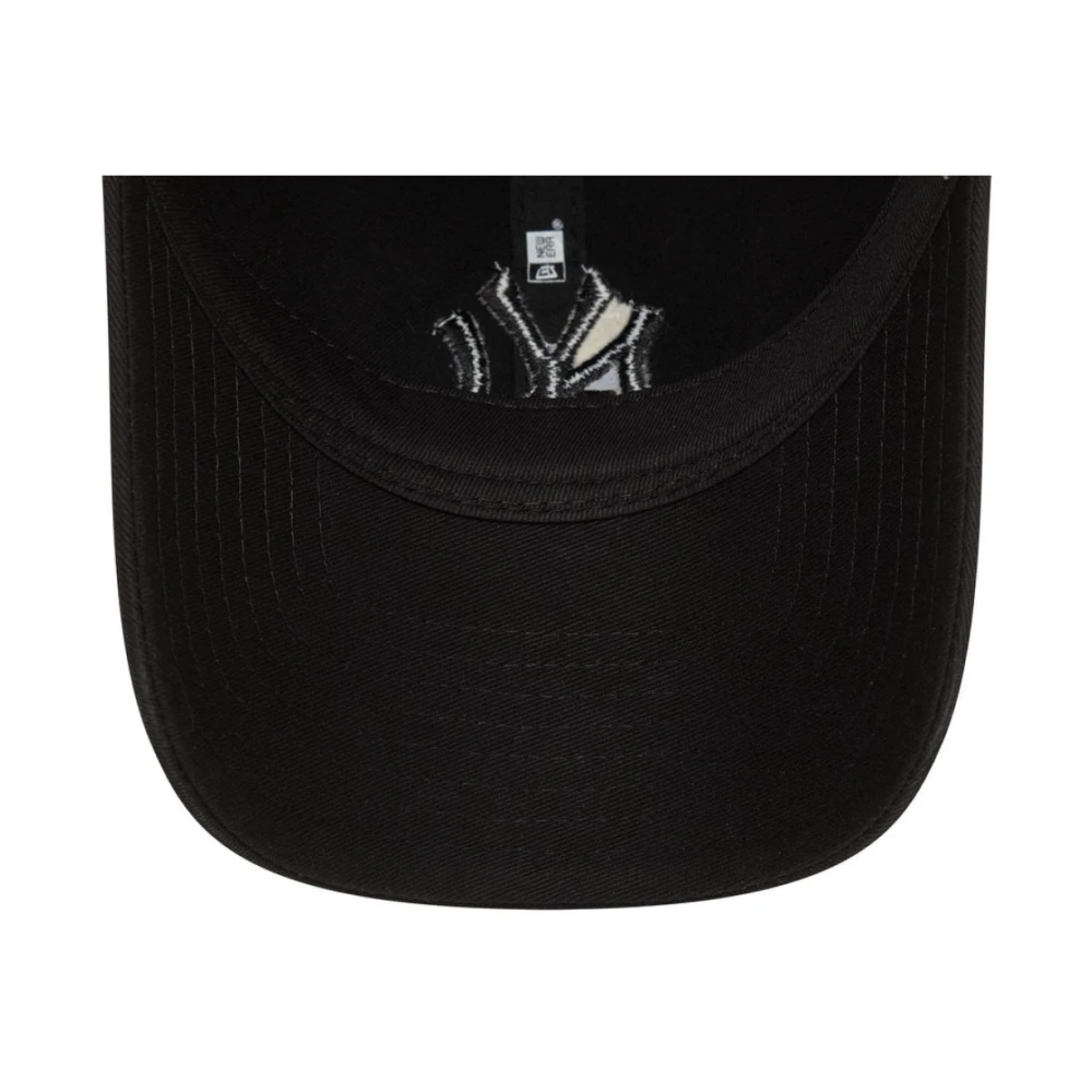 new era Vintage Gewassen Yankees Logo Pet Black Heren