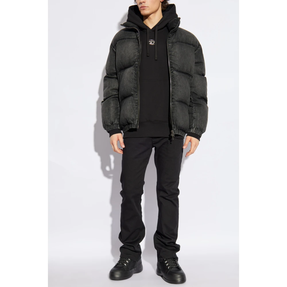 Diesel Sweatshirt S-Macs-Hood-Od Black Heren