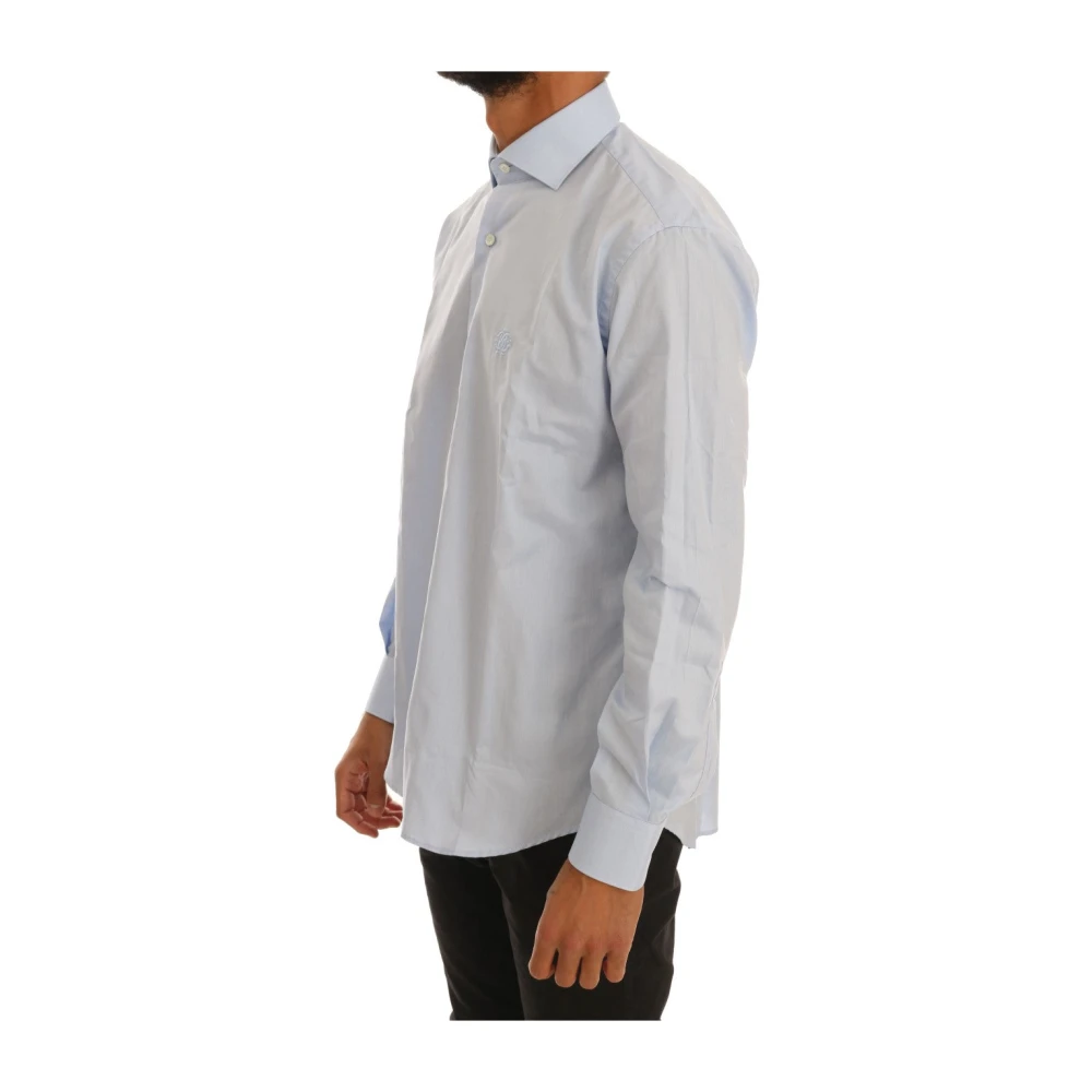 Roberto Cavalli Slim Fit Overhemd Blue Heren