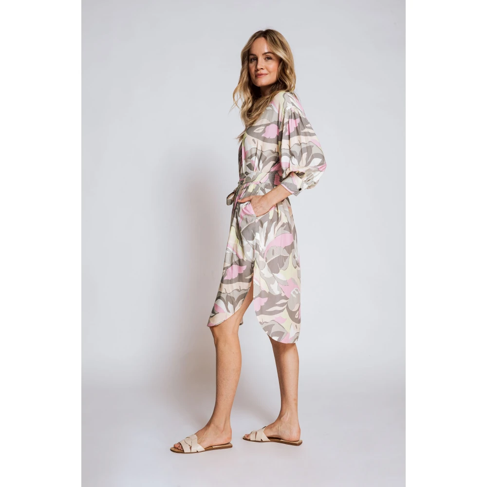 Zhrill Blousejurk Groen Multicolor Dames