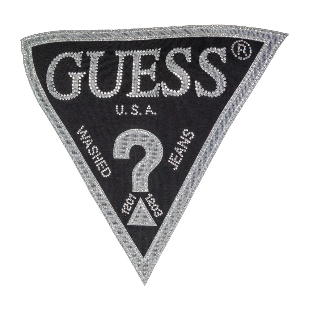 Guess Korte Mouw T-shirt Lente Zomer Collectie Black Dames