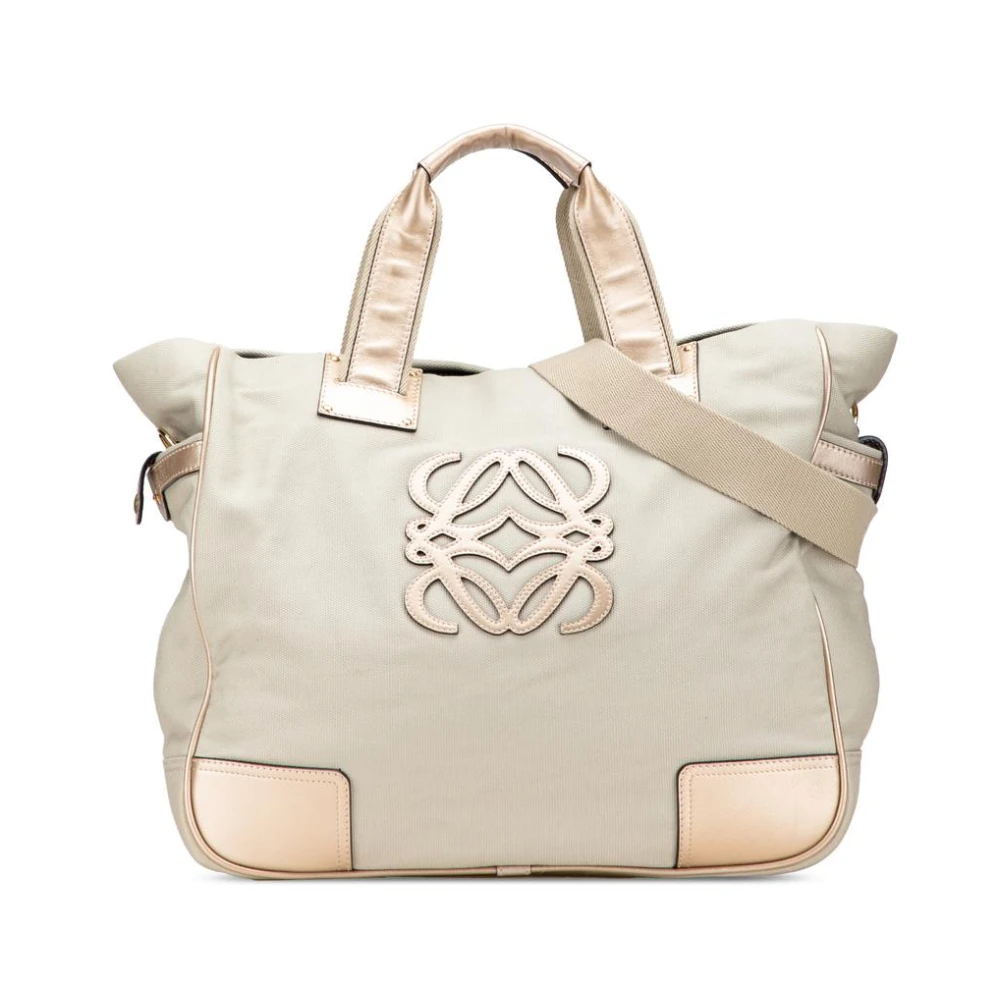 Loewe Pre-Owned Women's Brown Pre-Owned Canvas Tote Bag