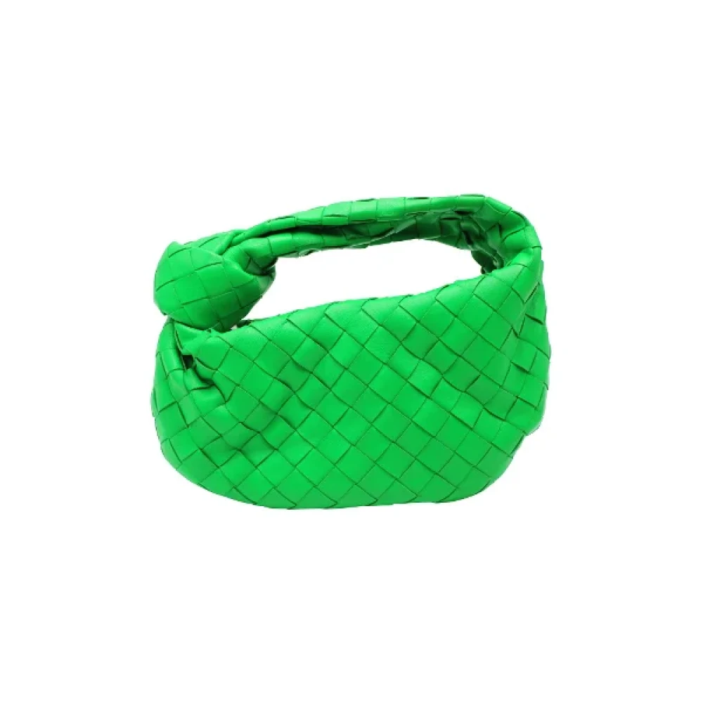 Bottega Veneta Vintage Pre-owned Leather handbags Green Dames