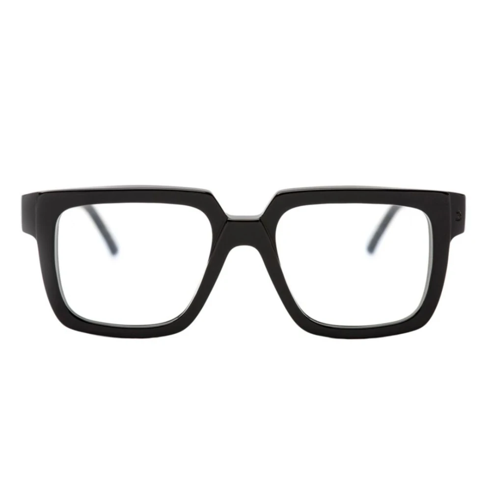 Kuboraum Zwarte Optische Bril voor Dagelijks Gebruik Black Heren