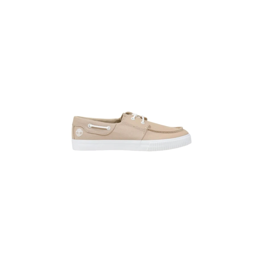 Timberland Men's Beige Moccasin Rubber Sole Shoes
