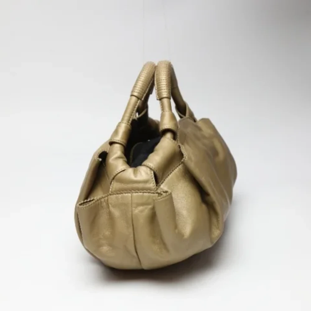 Loewe Pre-owned Fabric handbags Beige Dames
