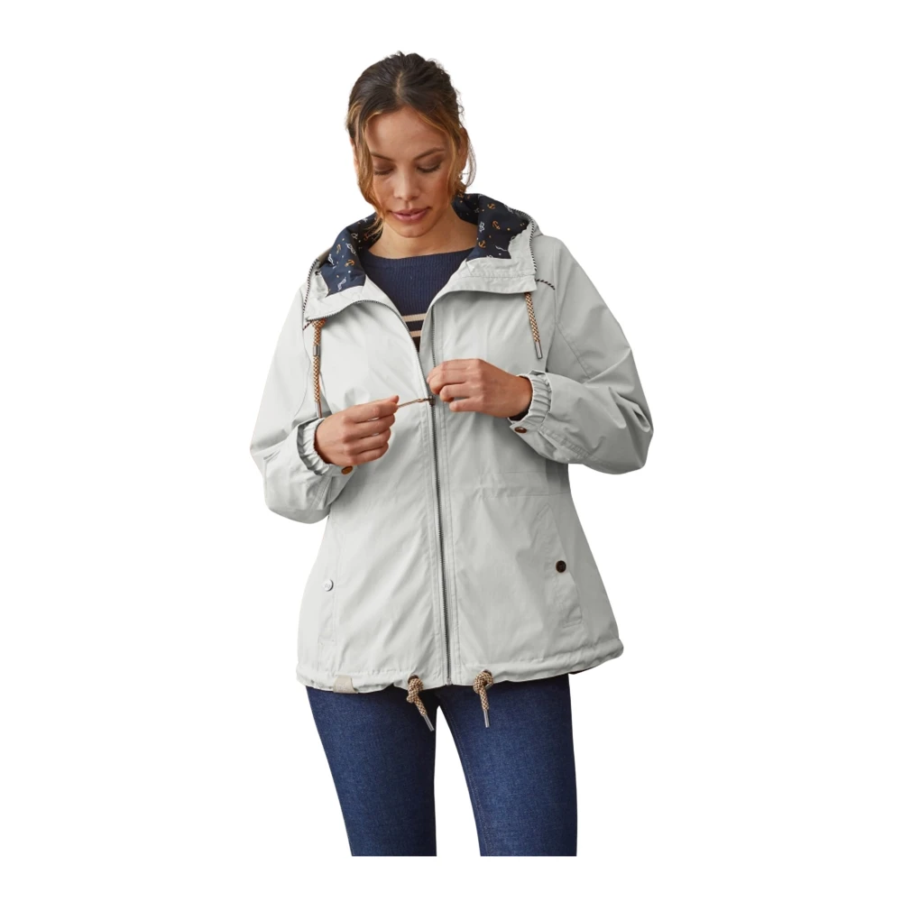 Junge Modern Fit Off-White Kort Jack Blue Dames