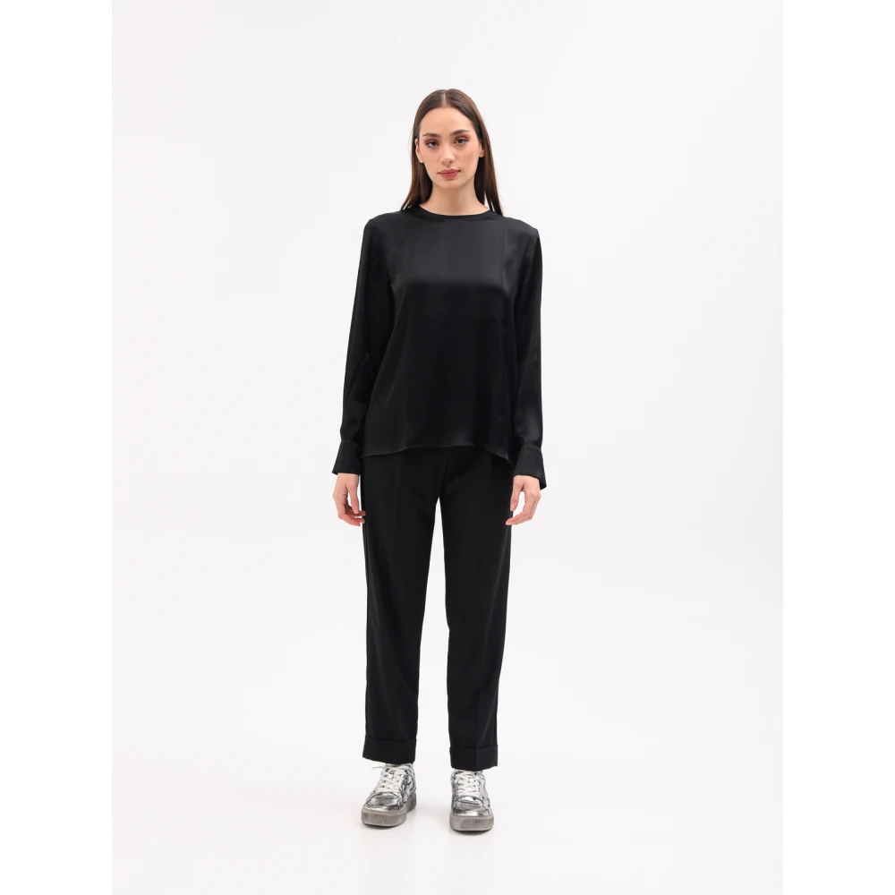 Marella Zwarte Monochrome Newport Persbroek Black Dames