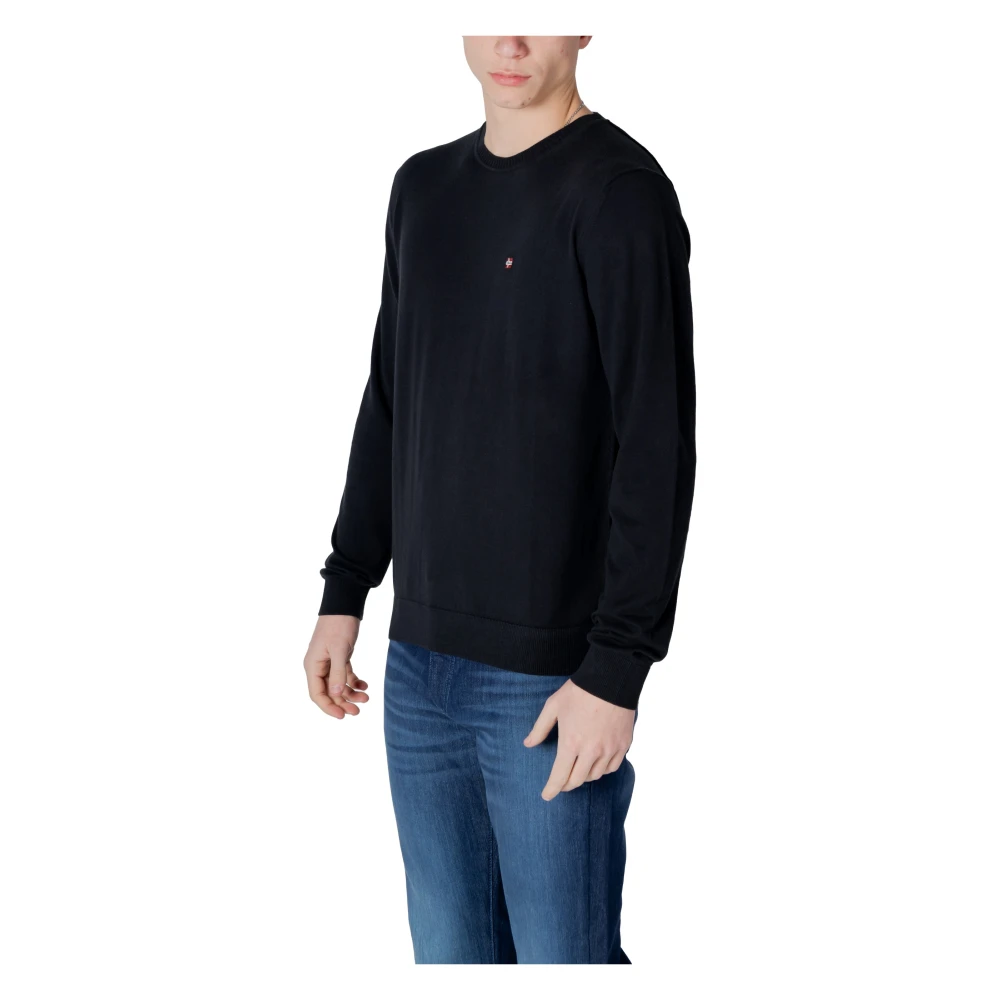 Napapijri Heren T-shirt Lente Zomer Collectie Black Heren