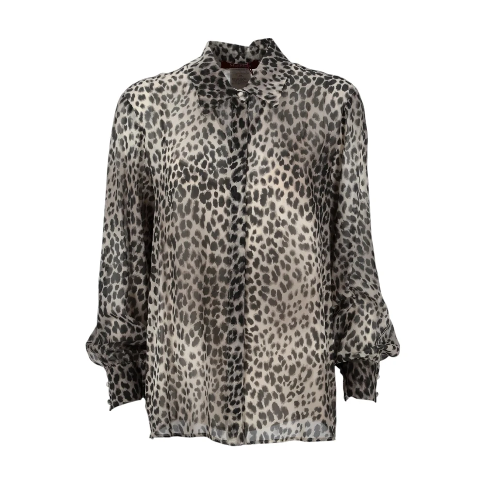 Max Mara Studio Elegante Witte Blouse Multicolor Dames