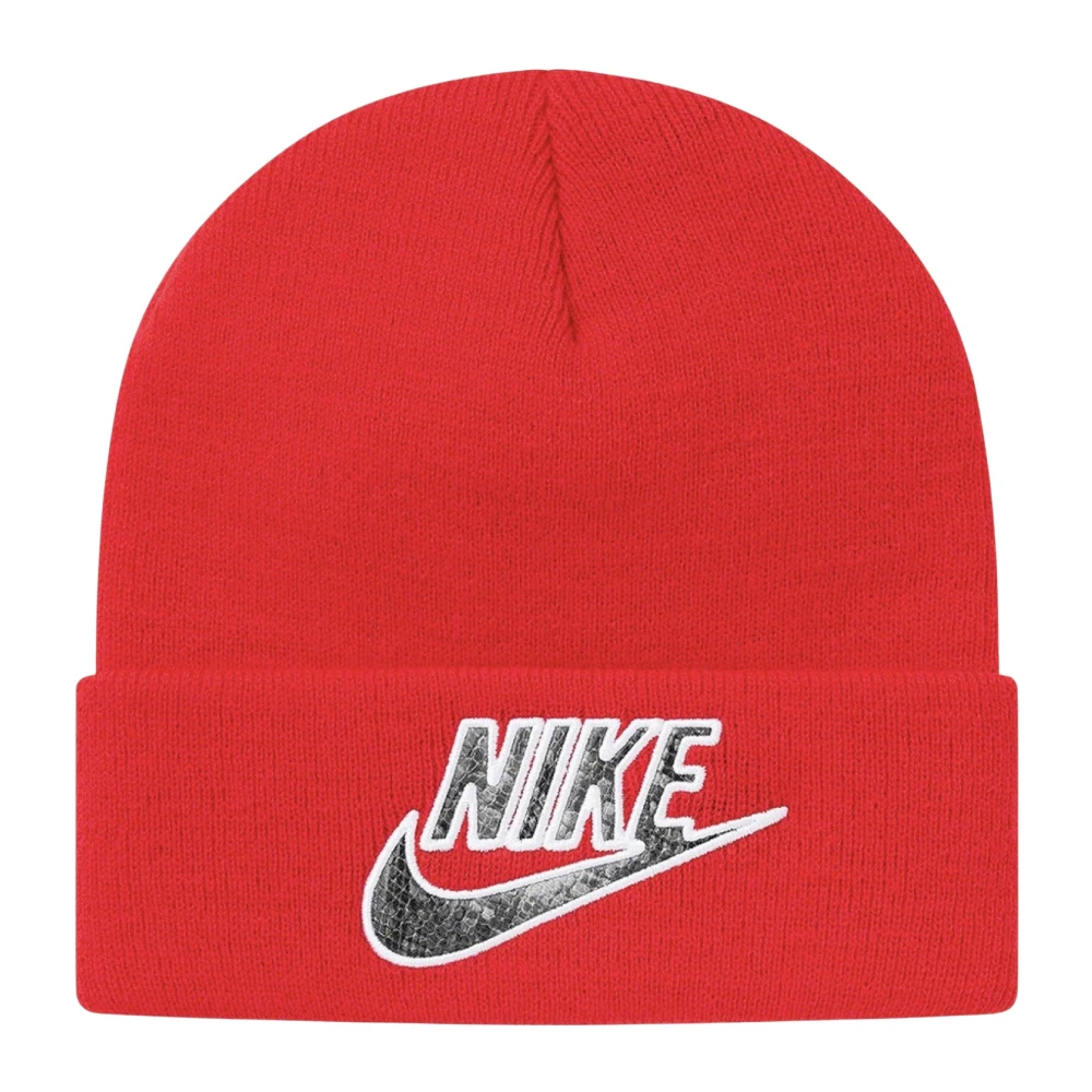 Nike Rode Snakeskin Beanie Limited Edition Red Unisex