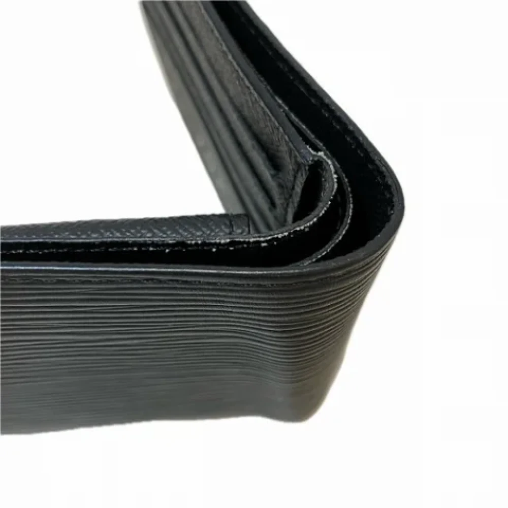 Louis Vuitton Vintage Pre-owned Leather wallets Black Dames