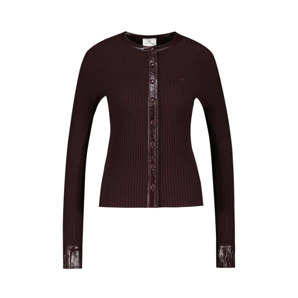 Courrèges Damen Rot Strickwaren, Lgröße:
