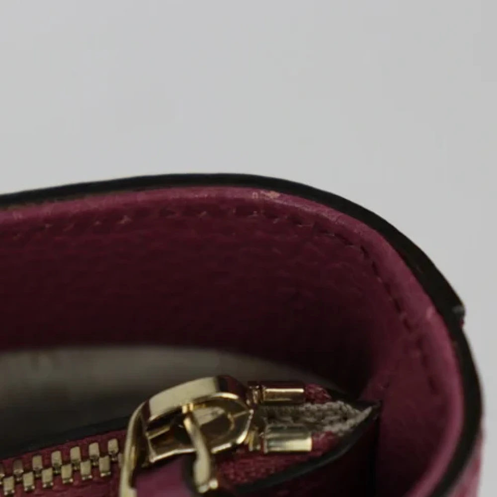 Gucci Vintage Pre-owned Leather gucci-bags Purple Dames