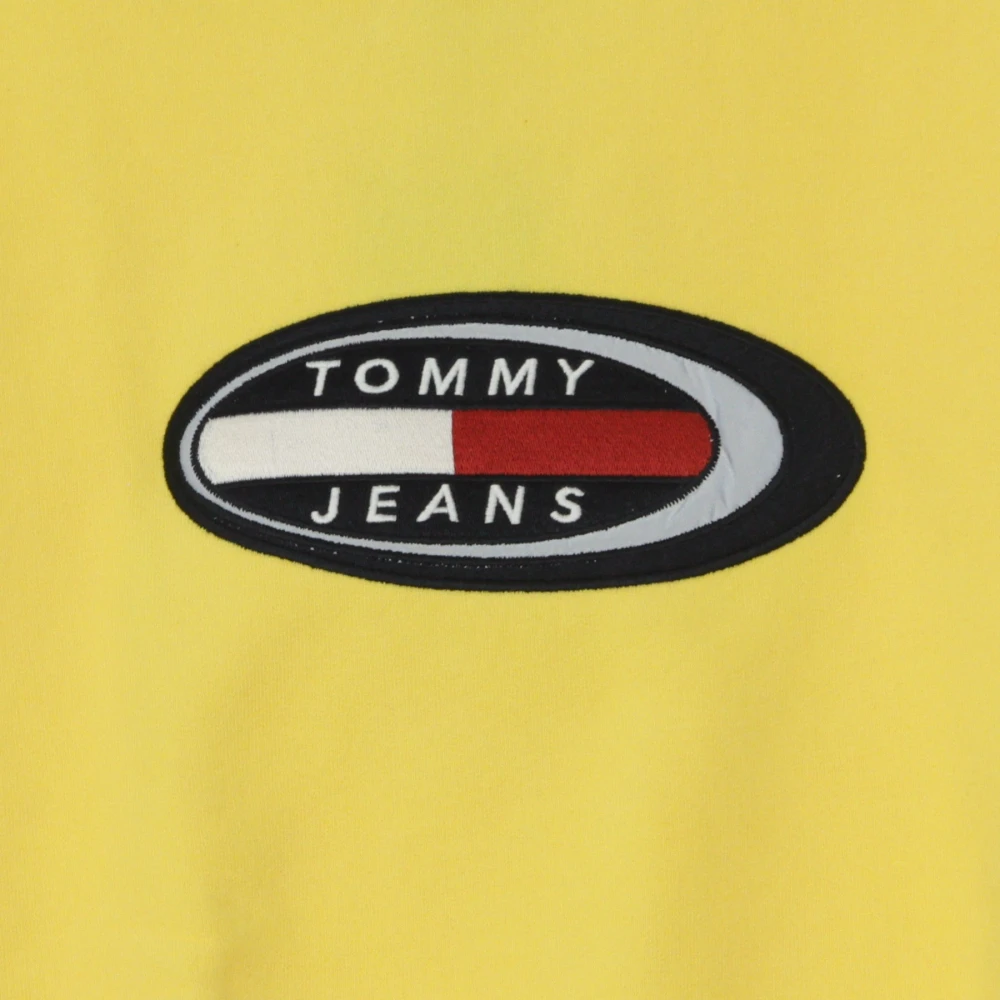 Tommy Hilfiger Lichtgewicht Crewneck Oval Sweatshirt Yellow Dames