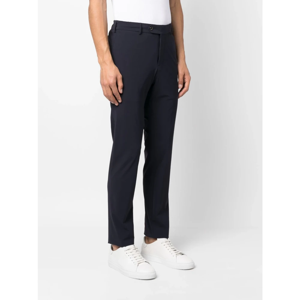 PT Torino Stretch broek met zakken gemaakt in Italië Blue Heren