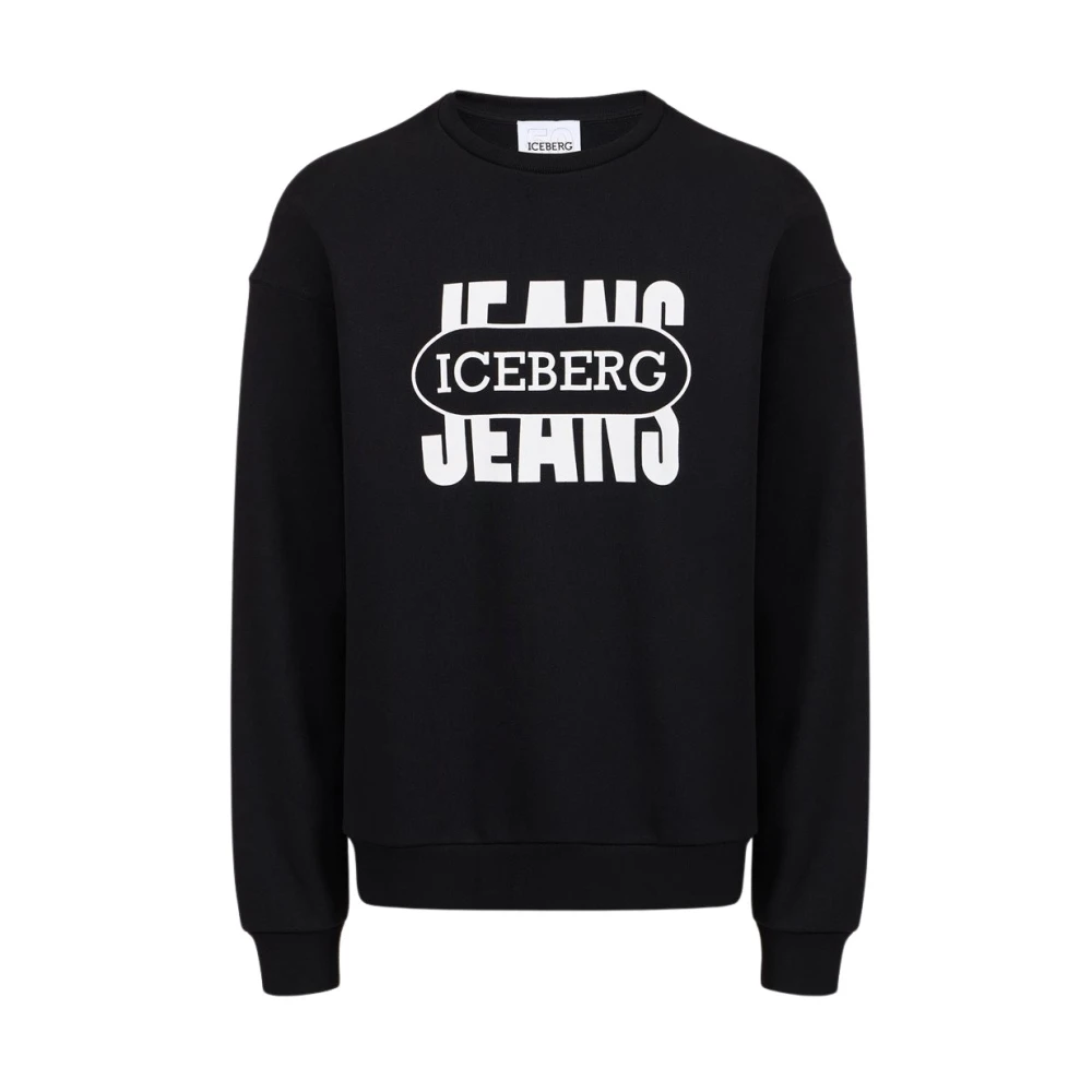 Iceberg 50e verjaardag crewneck sweatshirt Black Heren