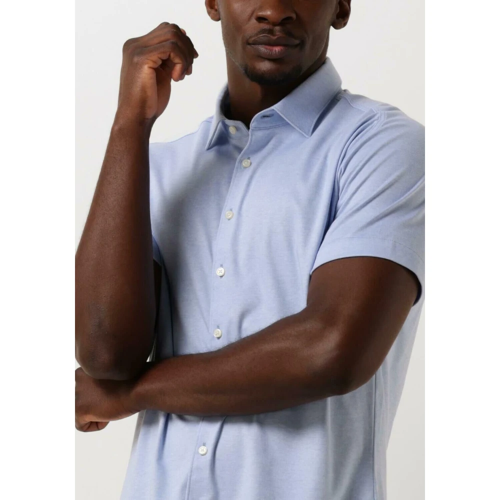 Desoto Casual Blauw Overhemd Kent Stijl Blue Heren