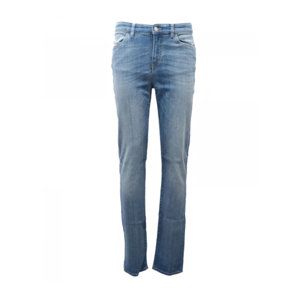 Emporio Armani Skinny Fit Denim Jeans Lichtblauw Blue Heren