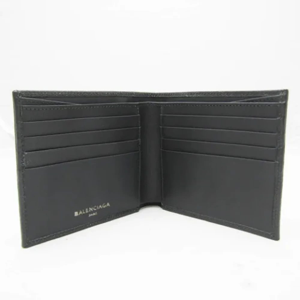 Balenciaga Vintage Pre-owned Leather wallets Black Dames