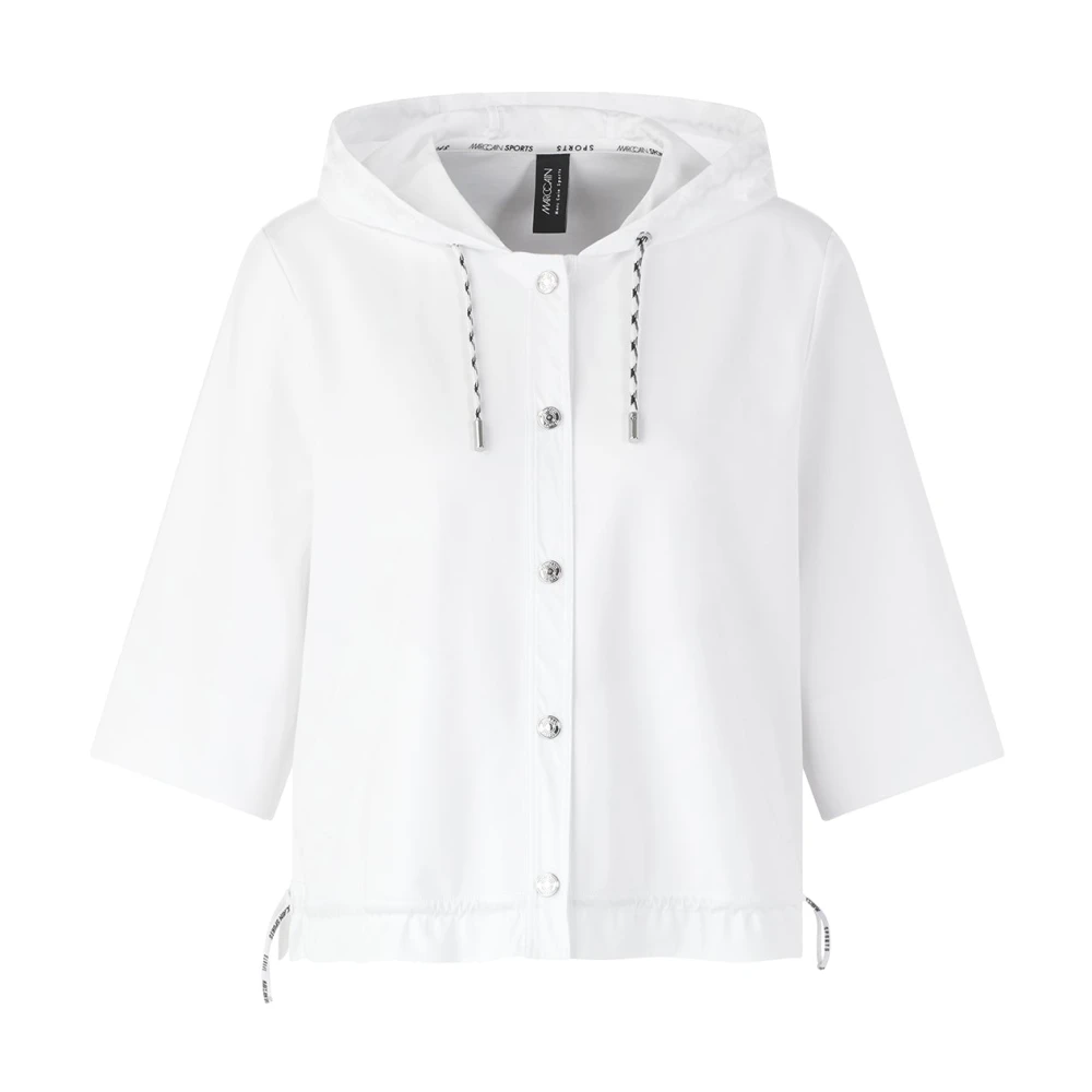 Marc Cain Women's White Light Jackets - Light Jackets - L - Jackets