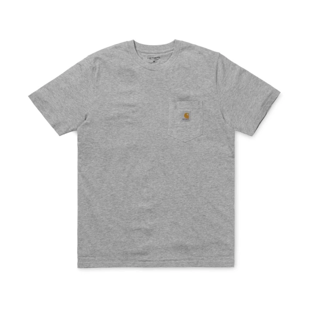 Carhartt WIP Zak T-Shirt 100% Katoen Regular Fit Gray Heren