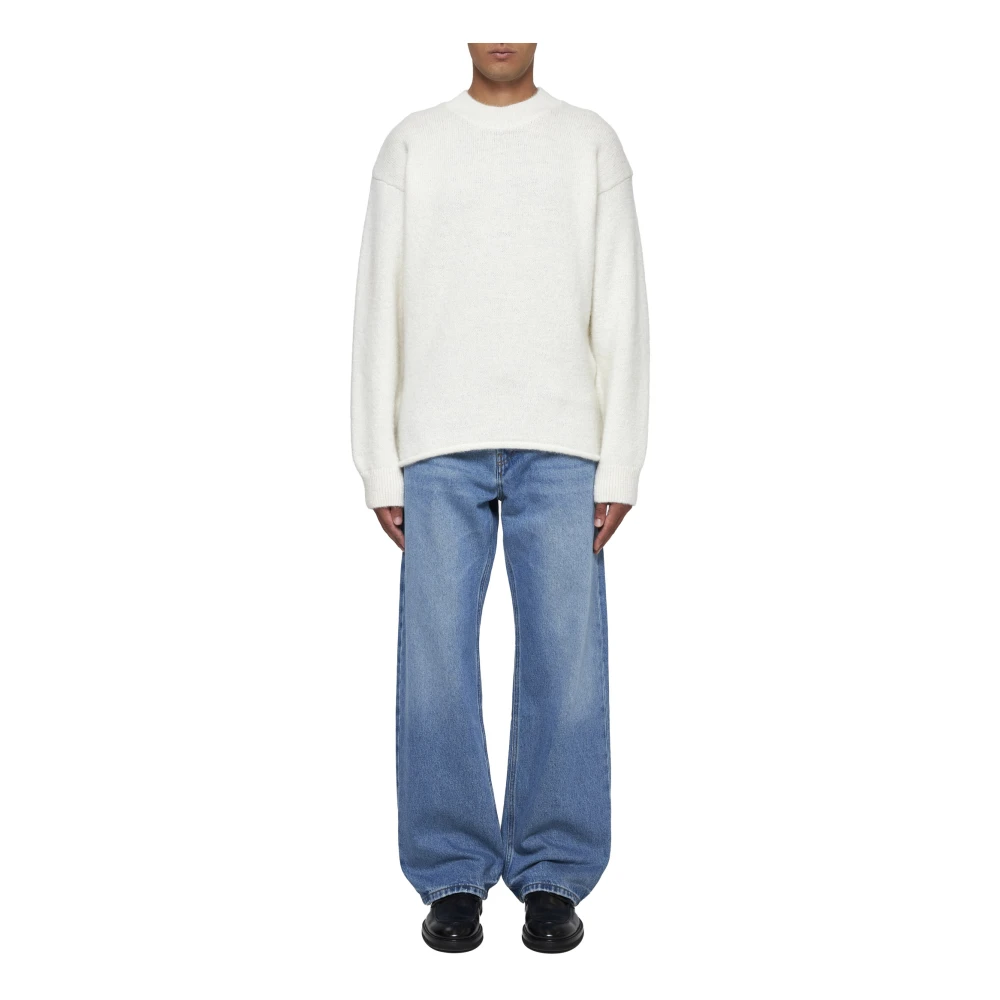 Jacquemus Beige Crew Neck Sweater Beige Heren