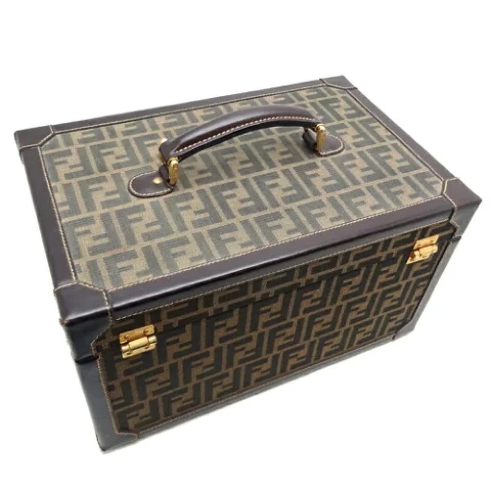 Fendi Vintage Pre-owned Leather fendi-bags Brown Dames