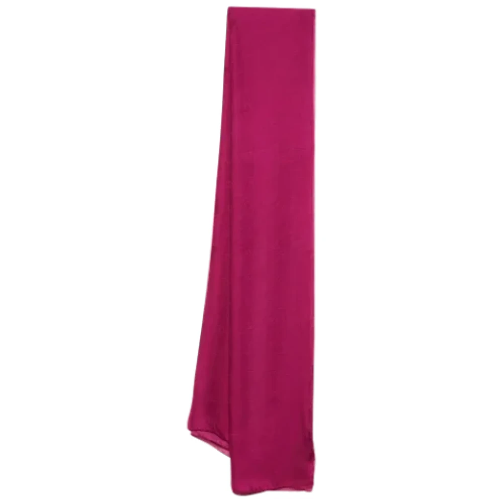Valentino Vintage Pre-owned Silk scarves Pink Dames