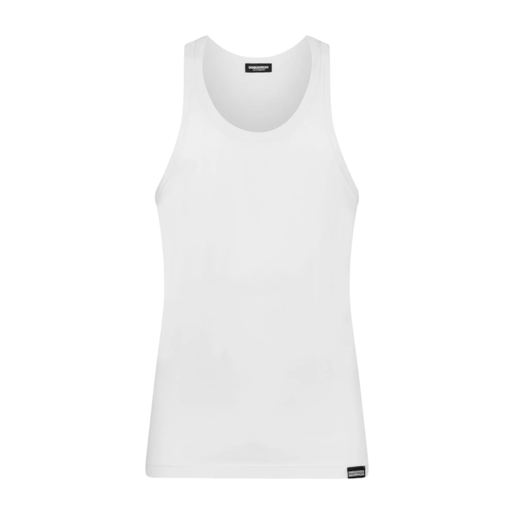 Dsquared2 Witte T-shirts en Polos White Heren