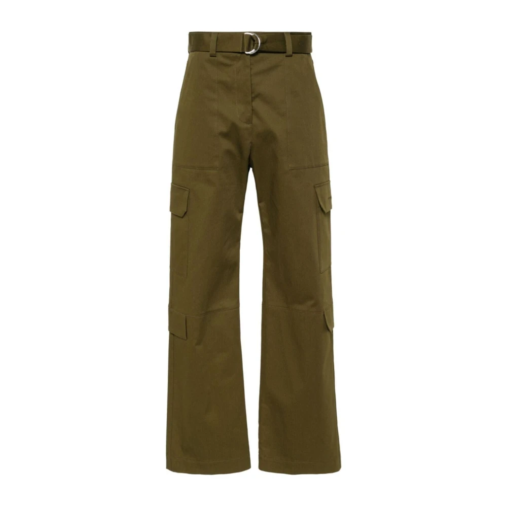 Msgm Groene Casual Broek voor Mannen Green Dames