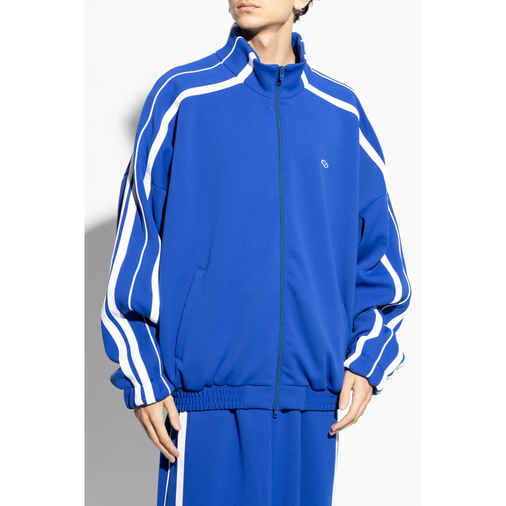 Vetements Sweatshirt met logo Blue Heren