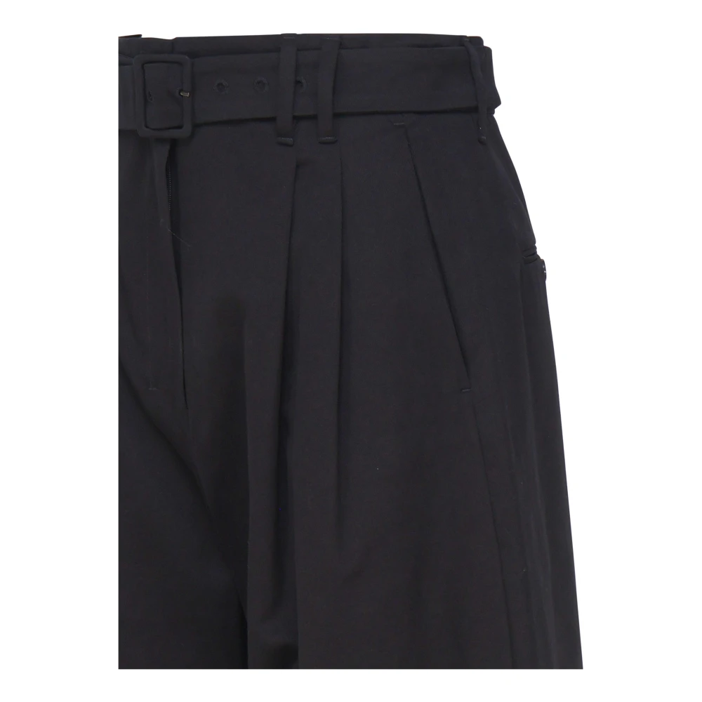 Max Mara Zwarte Broek Dina Lange Broek Black Dames