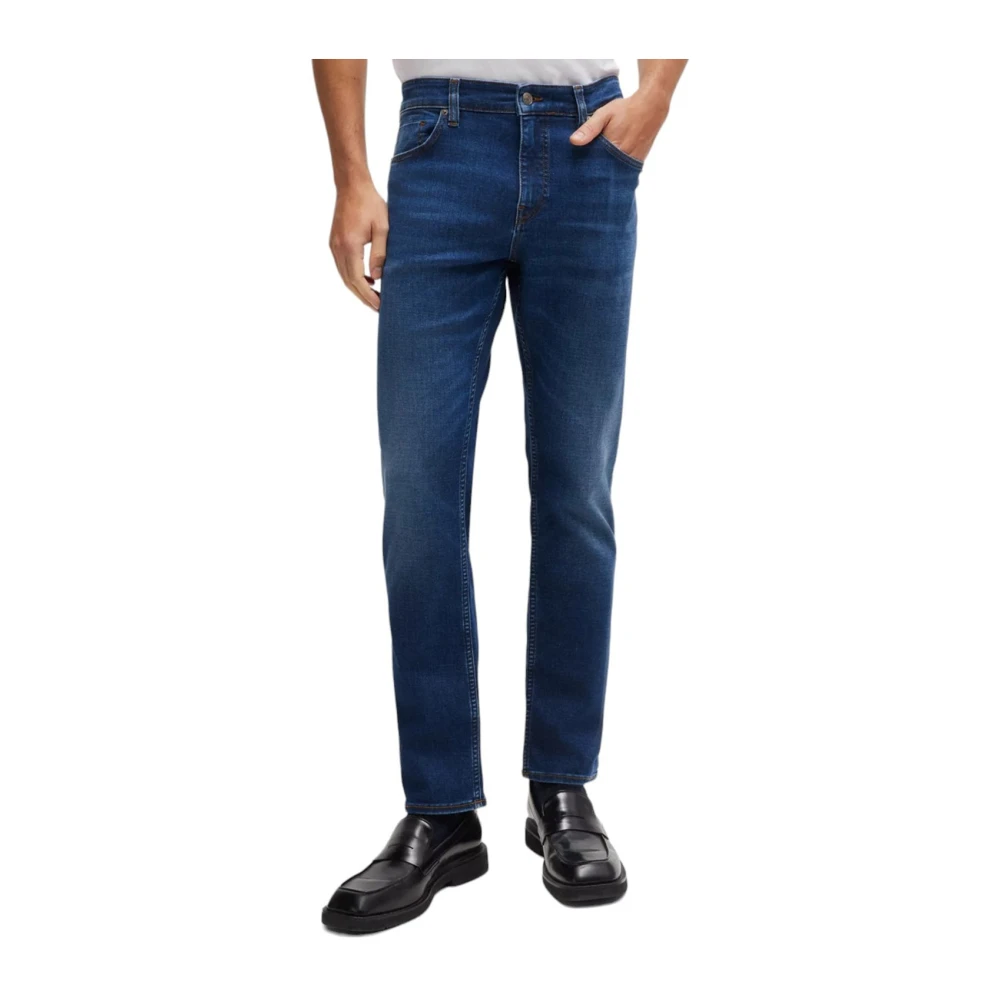 Boss Heldere Blauwe Denim Jeans Blue Heren