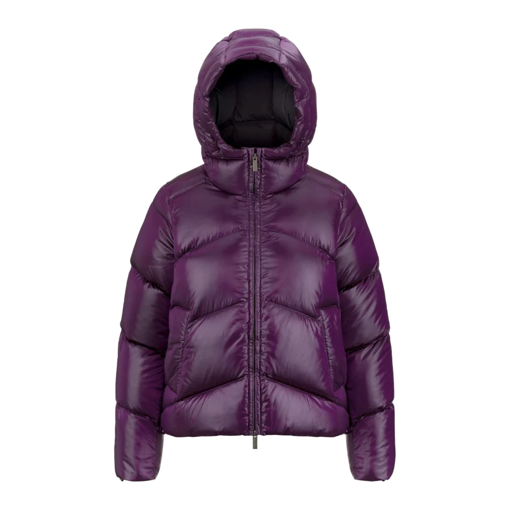 K-way Paarse Waterdichte Gewatteerde Donsjas Vrouw Purple Dames