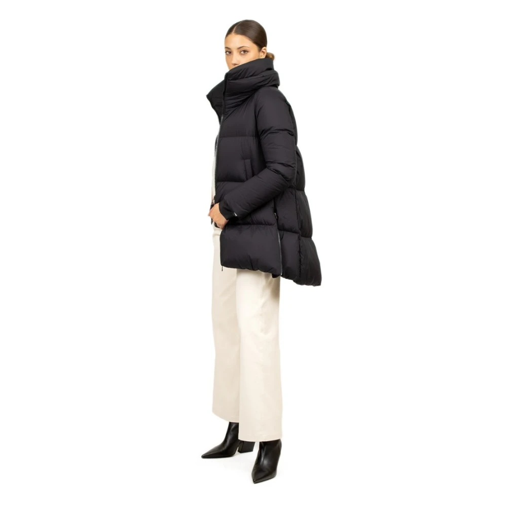 Herno Nylon Puffer Jacket Black Dames