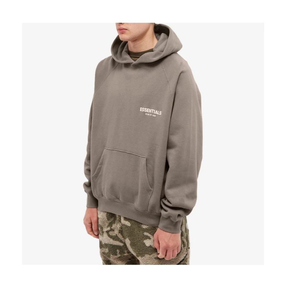 Fear Of God Hoodie met capuchon Essentials Brown Heren