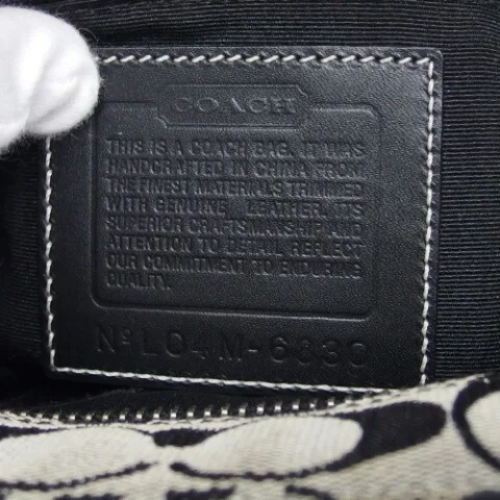 Coach Pre-owned Leather handbags Black Dames