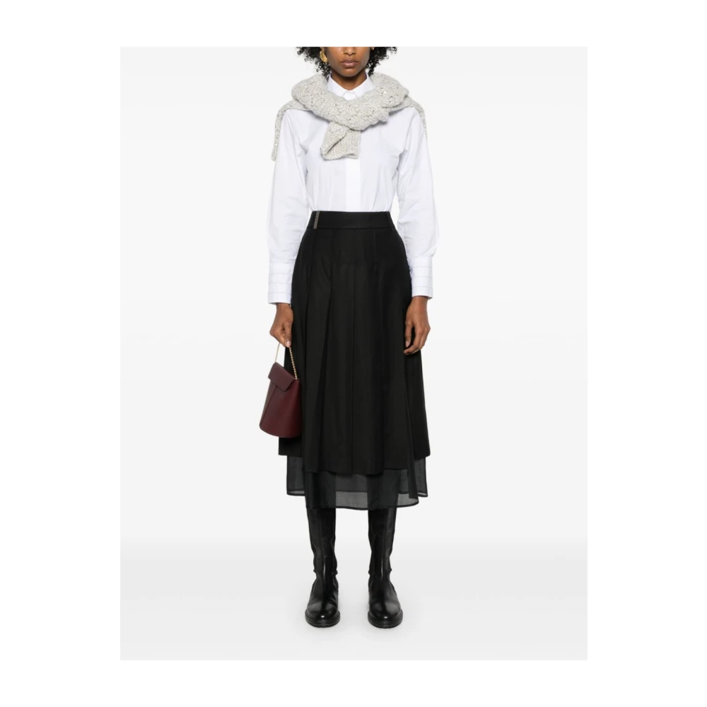 PESERICO Witte shirts voor vrouwen Aw24 White Dames