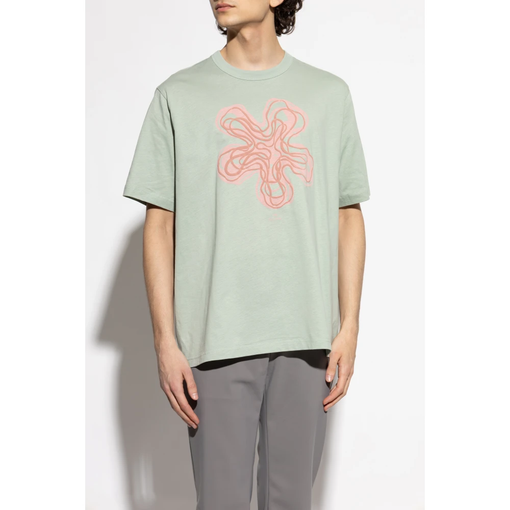 PS By Paul Smith T-shirt met print Green Heren
