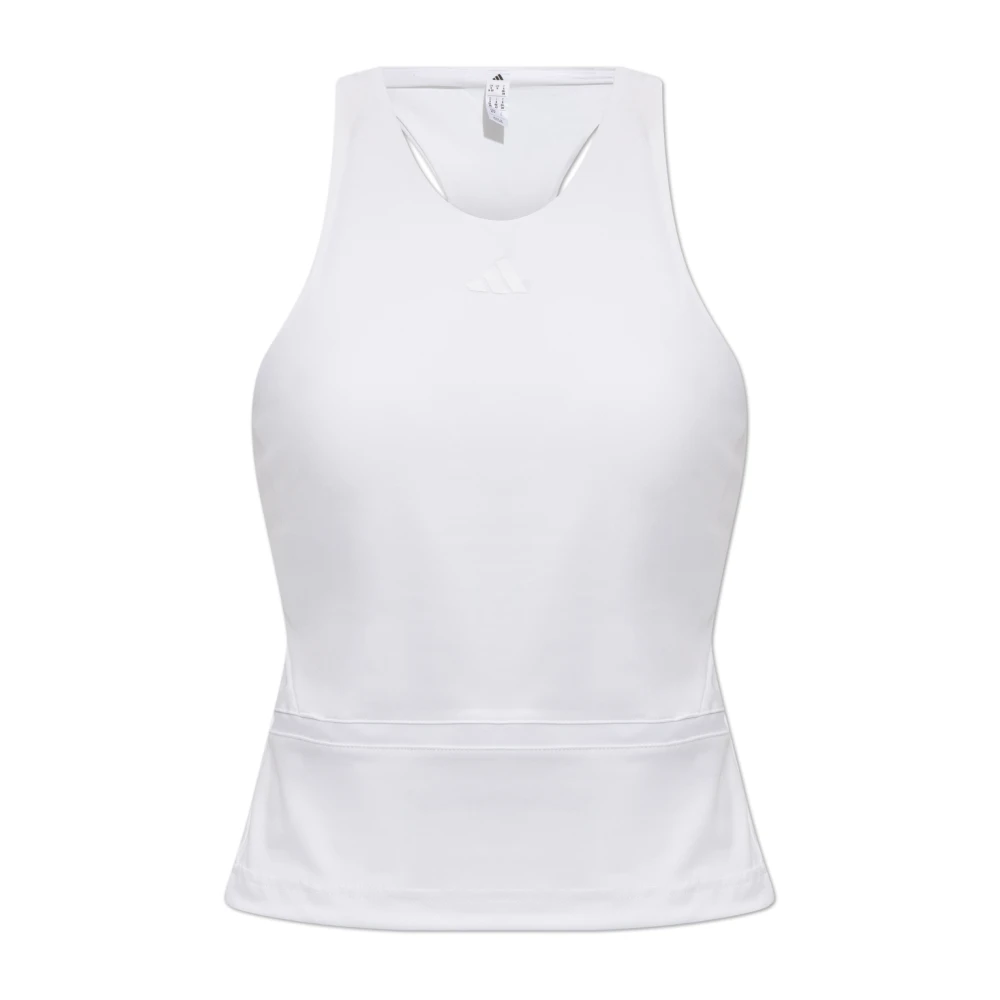 Adidas Donna Beige Sleeveless Training Tops