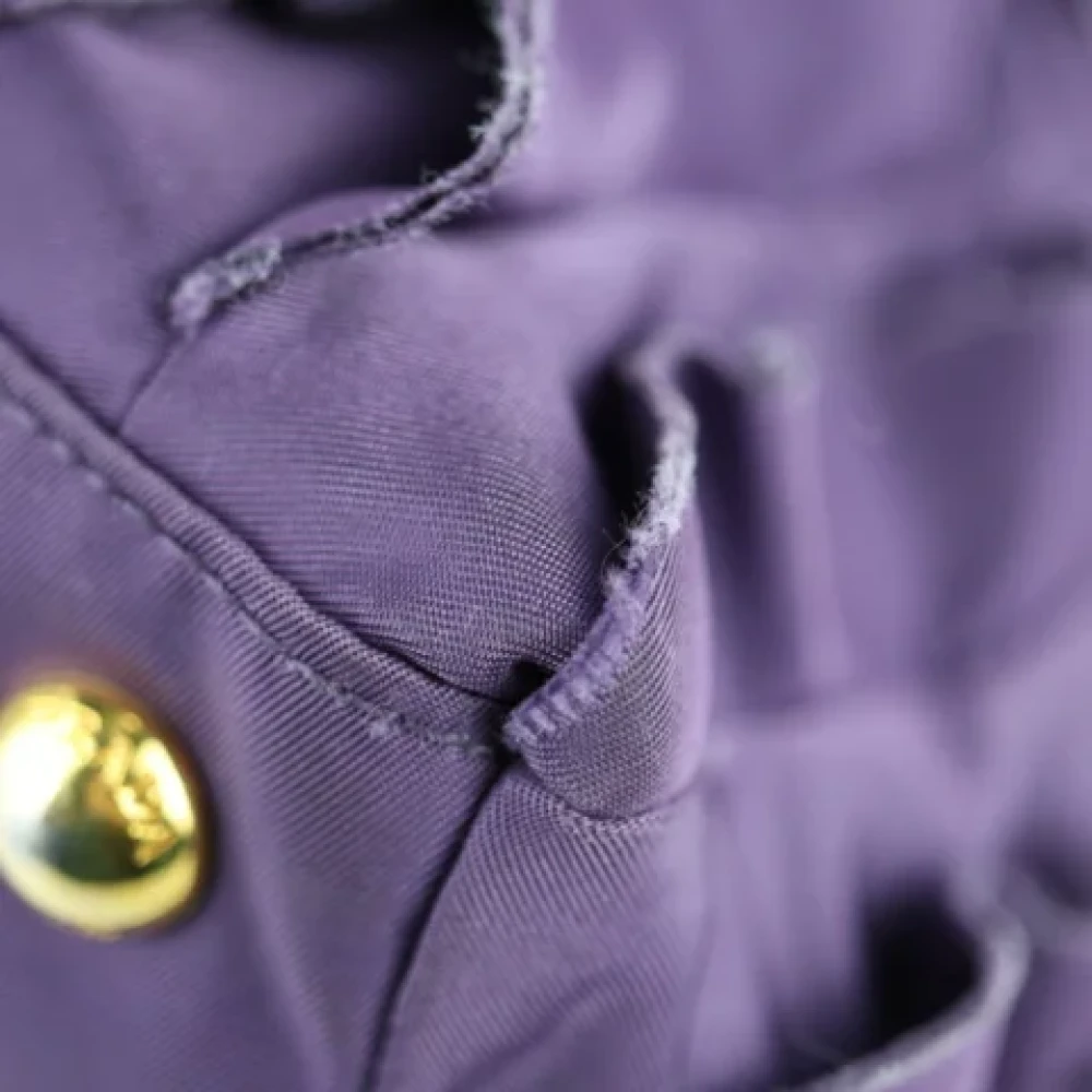 Prada Vintage Pre-owned Fabric prada-bags Purple Dames