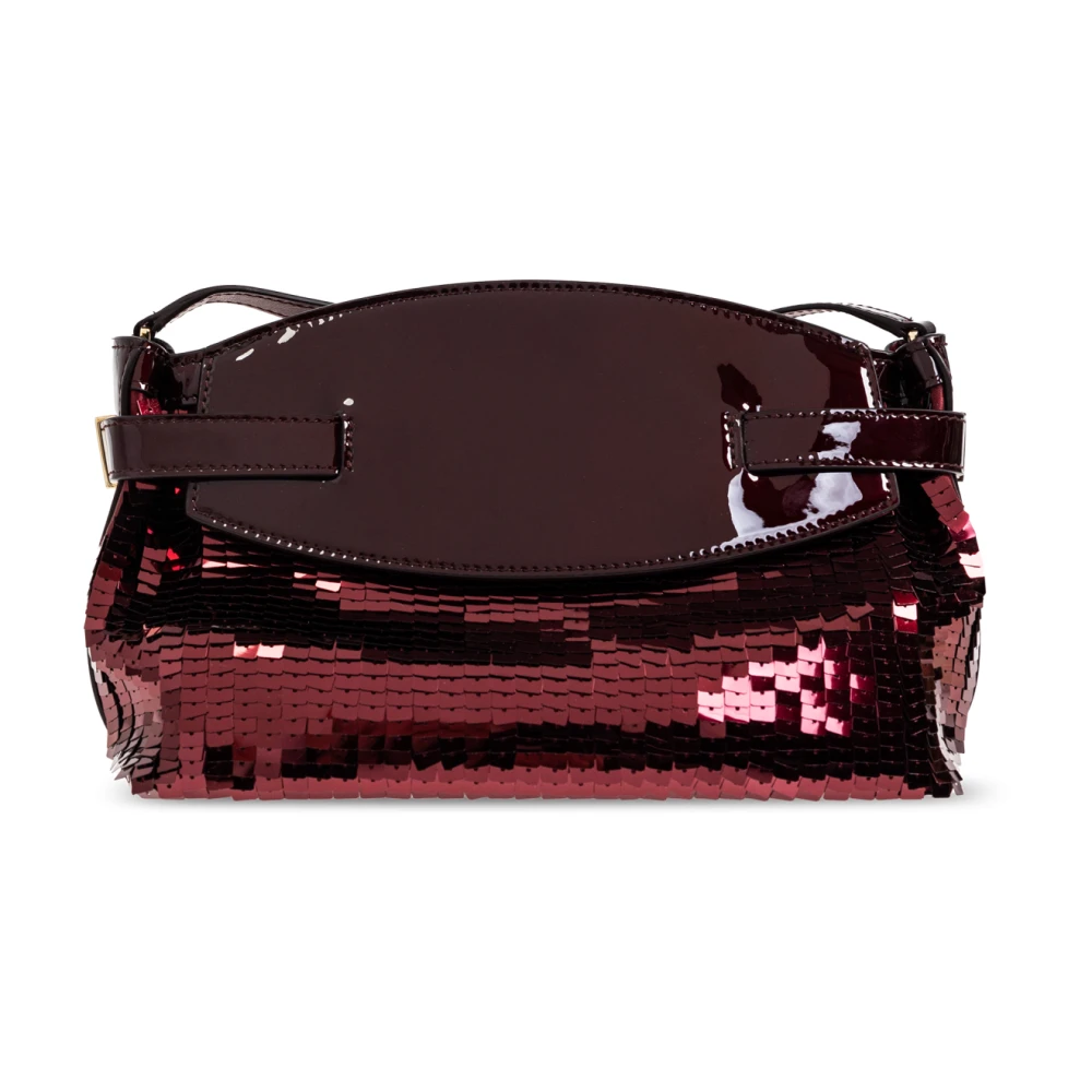 Salvatore Ferragamo Schoudertas Hug Red Dames