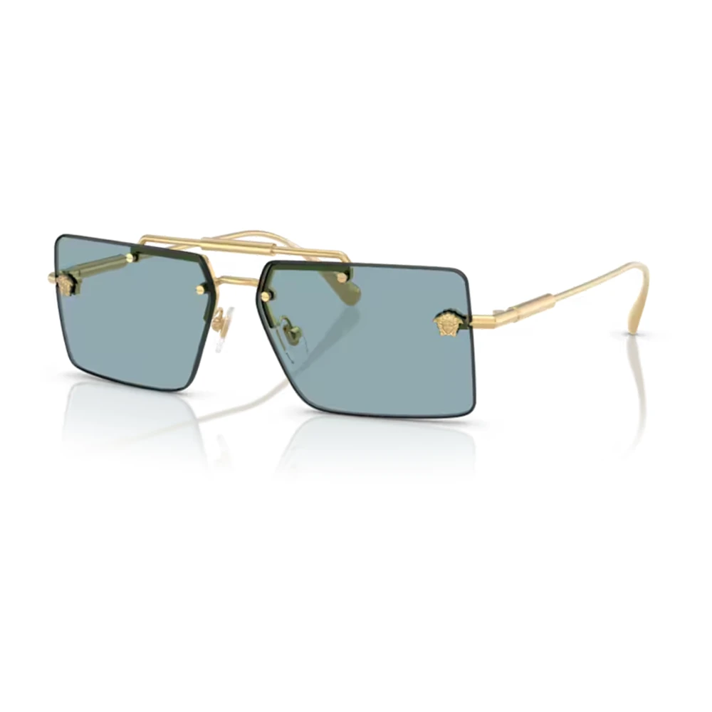 Versace Women's Gold/Blue Sunglasses