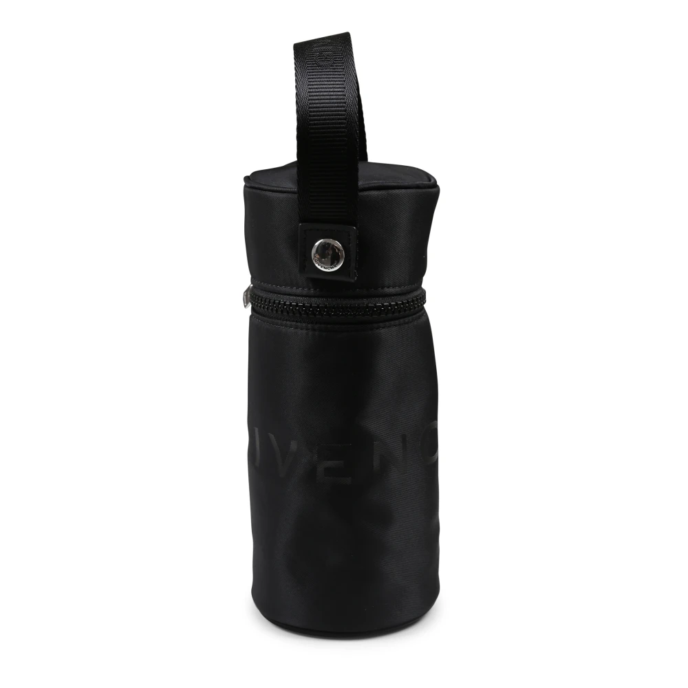Givenchy Zwarte Verschoontas met Leren Details Black Unisex