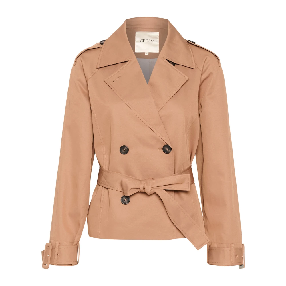 Coats > Trench Coats - - Cream - Modalova