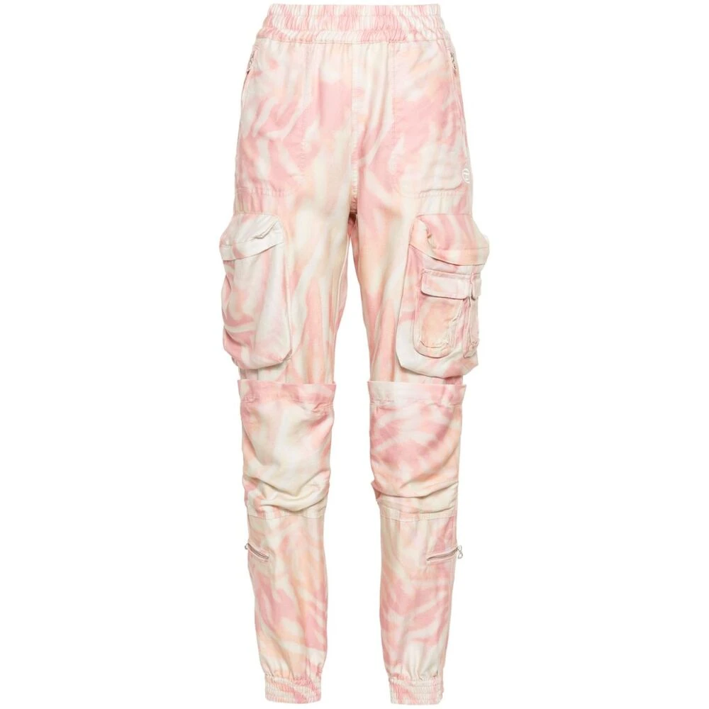 Diesel Tapered Trousers Pink Dames