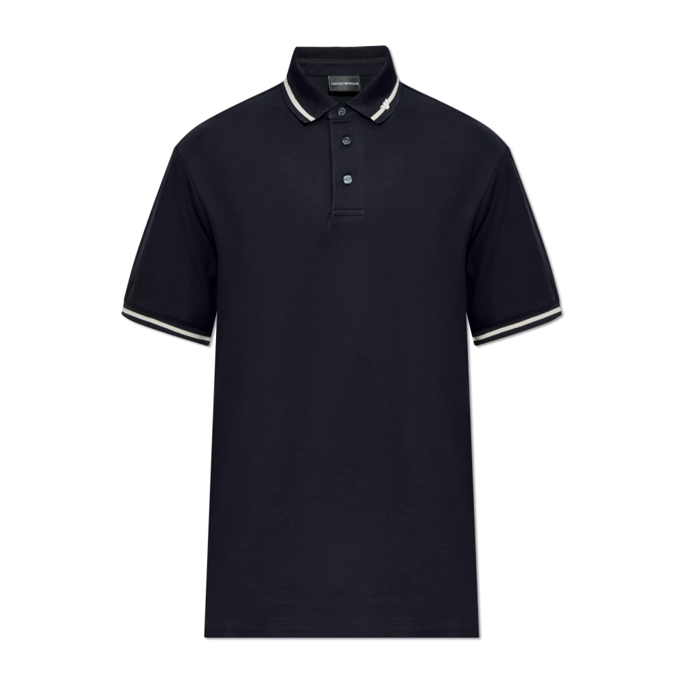 Emporio Armani Herren Blau Oberteile, Mgröße: