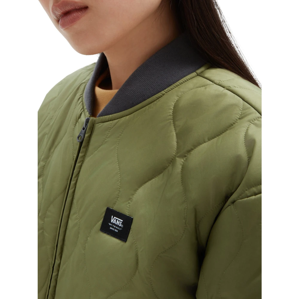 Vans Groene Bomberjas voor Dames Green Dames
