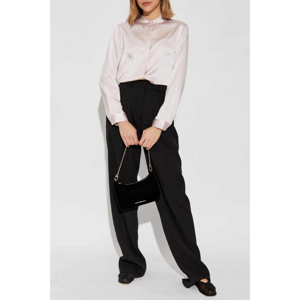Emporio Armani Zijden overhemd Pink Dames